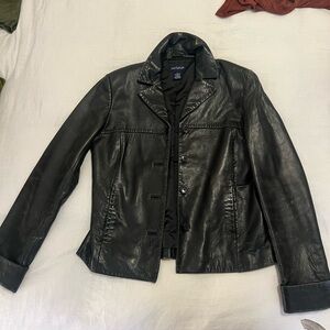 Vintage Ann taylor leather jacket